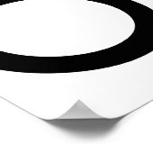 Mannelijk gendersymbool poster (Hoek)