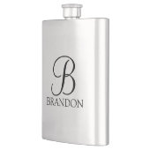 Mannelijk Gepersonaliseerd Schrift Monogram en Naa Flacon (Links)