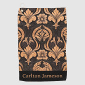 Mannelijk Gereed Leren Western Stijl Custom Golfhanddoek (Voorkant)