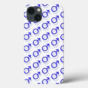 Mannelijk geslacht-symbool iPhone 13 hoesje