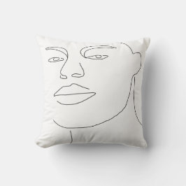 Mannelijk gezicht kussen