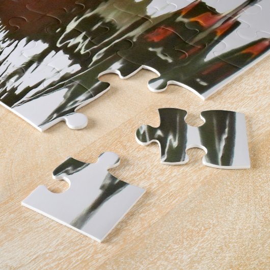 Mannelijk hout Duck in Colorful Plumage Legpuzzel (Zijkant)