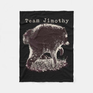 Mannelijk Jimothy Raccoon Funny Trash Panda Team Fleece Deken
