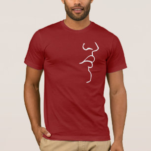 MANNELIJK KUSSEN LINKERKANT - WIT -.png T-shirt