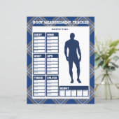 Mannelijk Lichaam Metingen Tracker Gewichtsverlies (Staand voorkant)