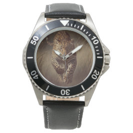 Mannelijk , Luipaard Achtergrond, Herenhorloge Horloge