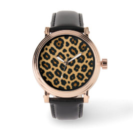 Mannelijk, Luipaardvel, Wilde Roofdier Horloge
