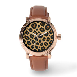 Mannelijk, Luipaardvel, Wilde Roofdier Horloge