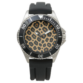 Mannelijk, Luipaardvel, Wilde Roofdier Horloge