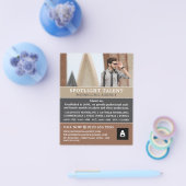 Mannelijk model, modellenbureau, modelagent flyer (Enkel)