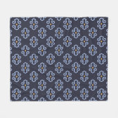 Mannelijk modern, Abstract geometrisch patroon. Fleece Deken (Voorkant (Horizontaal))