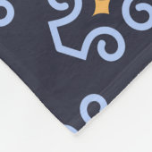 Mannelijk modern, Abstract geometrisch patroon. Fleece Deken (Hoek)