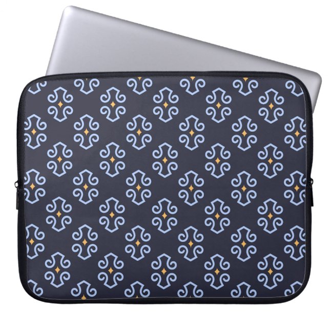Mannelijk modern, Abstract geometrisch patroon. Laptop Sleeve (Voorkant)