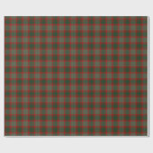 Mannelijk Plaid Rood Groen Kerst inpakpapier (Vlak)
