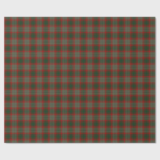 Mannelijk Plaid Rood Groen Kerst inpakpapier (Vlak)