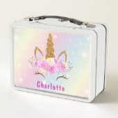 Mannelijk Roze Kawaii Eenhoorn Kat Holografische R (Achterkant)