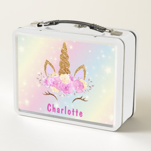 Mannelijk Roze Kawaii Eenhoorn Kat Holografische R (Achterkant)