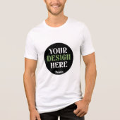 Mannelijk, schoon, scherp & zelfverzekerd Tri-Blend shirt (Voorkant)