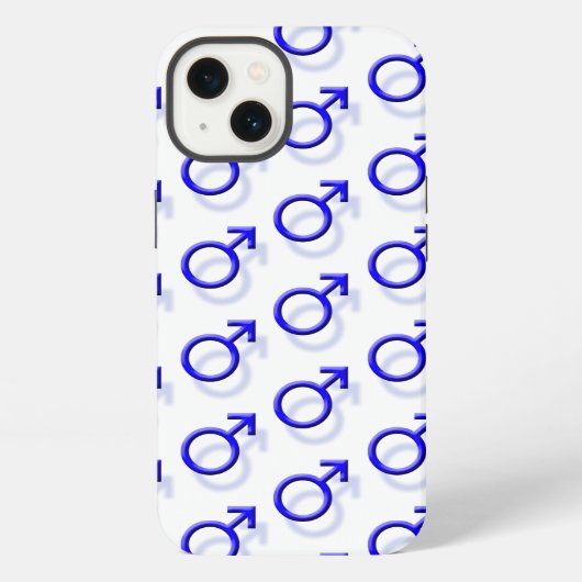 Mannelijk sekssymbool iPhone hoesje (Achterkant)
