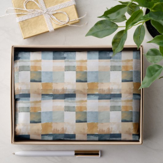 Mannelijk stijlvol minimalistisch tissuepapier (Geschenk)