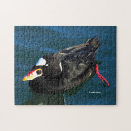 Mannelijk Surf Schoter Duck op de Pier Legpuzzel