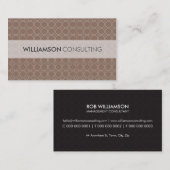 MANNELIJK VISITEKAARTJE:: minimalistisch smart sim Visitekaartje (Voorkant / Achterkant)