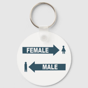 Mannelijk Vrouw Sleutelhanger