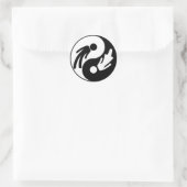 mannelijk vrouw yin yang stickers (Tas)