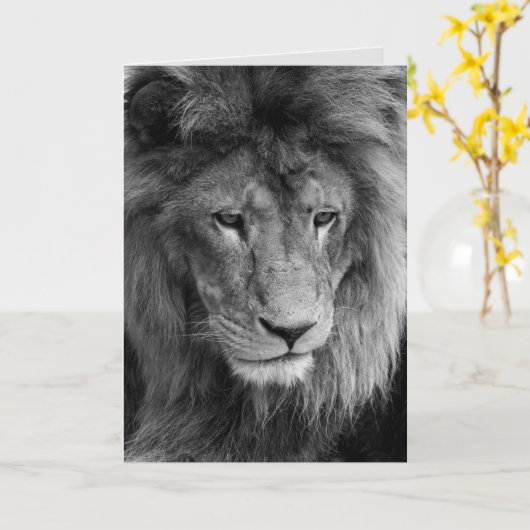 mannelijk wenskaart kaart (Gele Bloem)