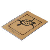 Mannelijk Zee Turtle Vacation Journal Notitieboek (Linkerzijde)