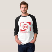 Mannelijke 3/4 Sleeve T-shirt (Voorkant volledig)