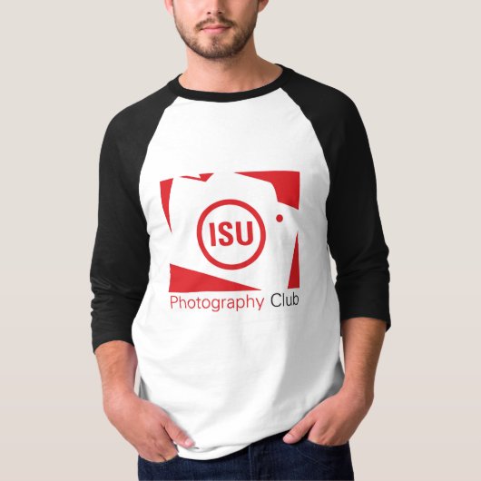 Mannelijke 3/4 Sleeve T-shirt (Voorkant)