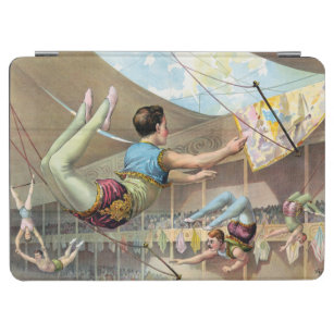 Mannelijke acrobaten die optreden in een circus iPad air cover