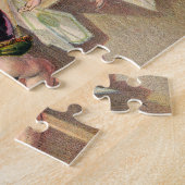 Mannelijke acrobaten die optreden in een circus legpuzzel (Zijkant)