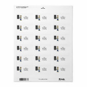 Mannelijke Adresetiketten van de chirurg of de ach Etiket (Full Sheet)