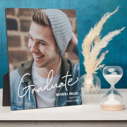 Mannelijke Afstuderen Klasse van 2021 Afstuderen F Fotoplaat (Zijkant)