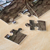 Mannelijke Amerikaanse zwarte specht Legpuzzel (Zijkant)