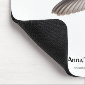 Mannelijke Anna's Hummingbird Mousepad Muismat (Hoek)