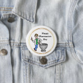 Mannelijke apotheker Dag Button (In situ)