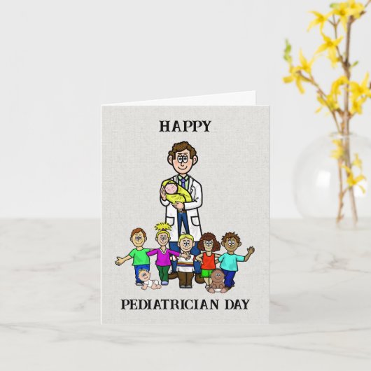 Mannelijke arts Hartelijk dank voor uw kaart (Gele Bloem)