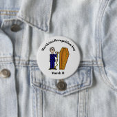 Mannelijke arts met Coffin-Button Ronde Button 7,6 Cm (In situ)