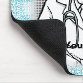 mannelijke artsenassistent muismat (Hoek)