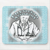 mannelijke artsenassistent muismat (Voorkant)