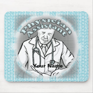 mannelijke artsenassistent muismat