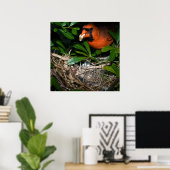 Mannelijke baby's die borstvoeding geven poster (Thuiskantoor)