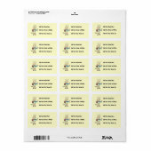 Mannelijke Bakker Etiket (Full Sheet)