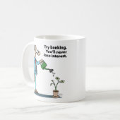 Mannelijke bankier koffiemok (Voorkant links)
