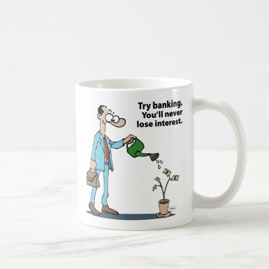 Mannelijke bankier koffiemok (Rechts)