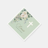 Mannelijke begrafenis Christelijk Elegant Roos Servet (Hoek)