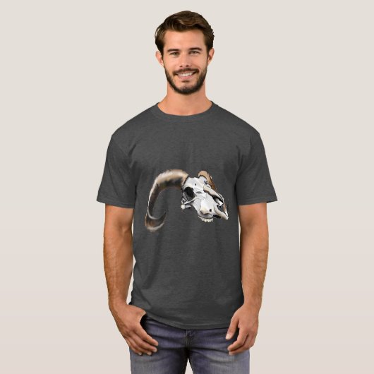 Mannelijke Bighorn Sheep T-shirt (Voorkant volledig)